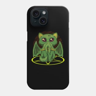 Cathulhu Satanic Kawaii Cat Cthulhu Phone Case