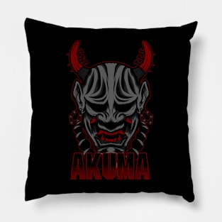 Akuma Oni Design Pillow