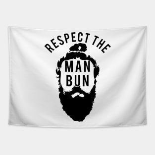Respect the Man Bun Tapestry