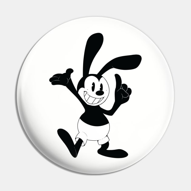 One Lucky Rabbit Pin by NerdsDoingNerdyThings