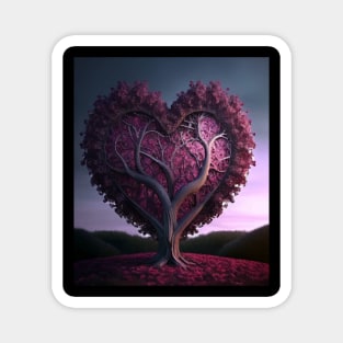 valentine's day tree Magnet