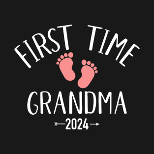 First time grandma 2024 for granny to be T-Shirt