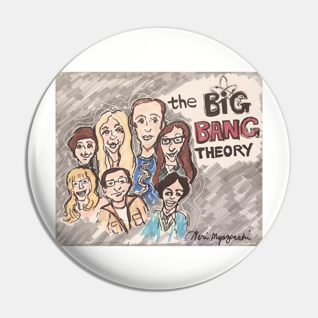 The Big Bang Theory Pin by TheArtQueenOfMichigan 