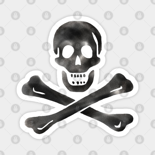 Pirates skull and cross bones Magnet by PlanetMonkey