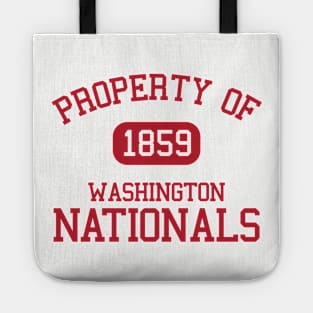 Property of Washington Nationals 1859 Tote