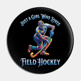 Field Hockey Passion Tee - Sporty Chic Essential Pin