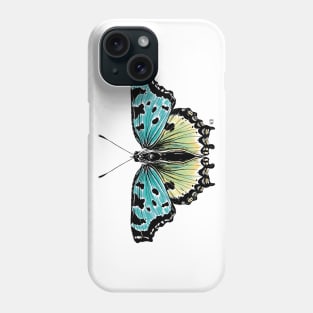 Not so real Butterfly blue Phone Case