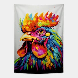 Colourful Rooster Tapestry