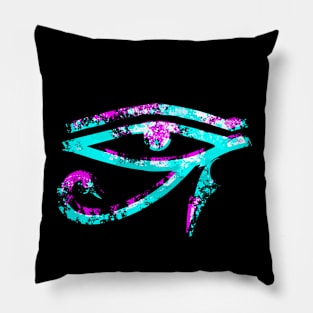 Horus Eye Splash Pillow