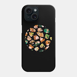 Modern abstract terrazzo like digital image Phone Case