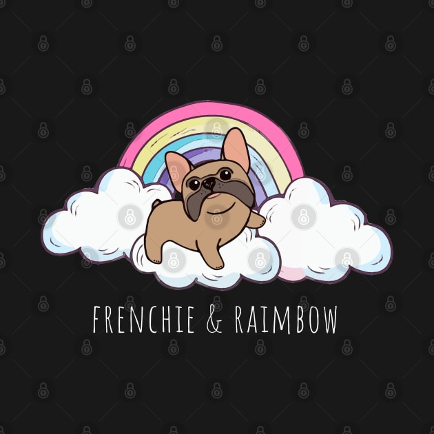 french bulldog raimbow for frenchie lover by Collagedream