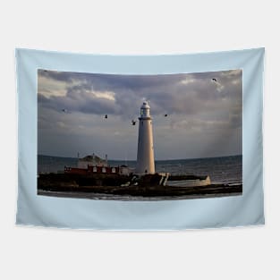 St Mary's Island and lighthouse Tapestry