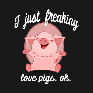 I Love pigs T-Shirt