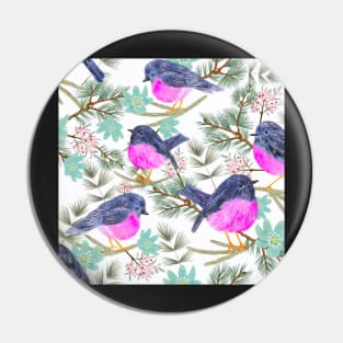 Pink robins Pin