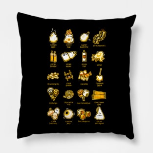 Trick or Treat icons Pillow