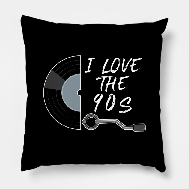 I LOVE THE 90S - COLLECTOR EDITION Pillow by BACK TO THE 90´S