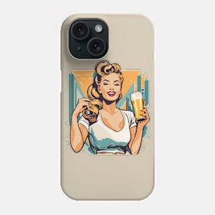 Brew Beer Mistress Lager Lady Pin Up Girl Phone Case