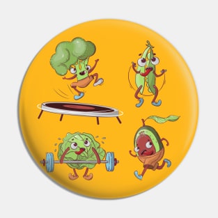 athletes vegetables sport Pin