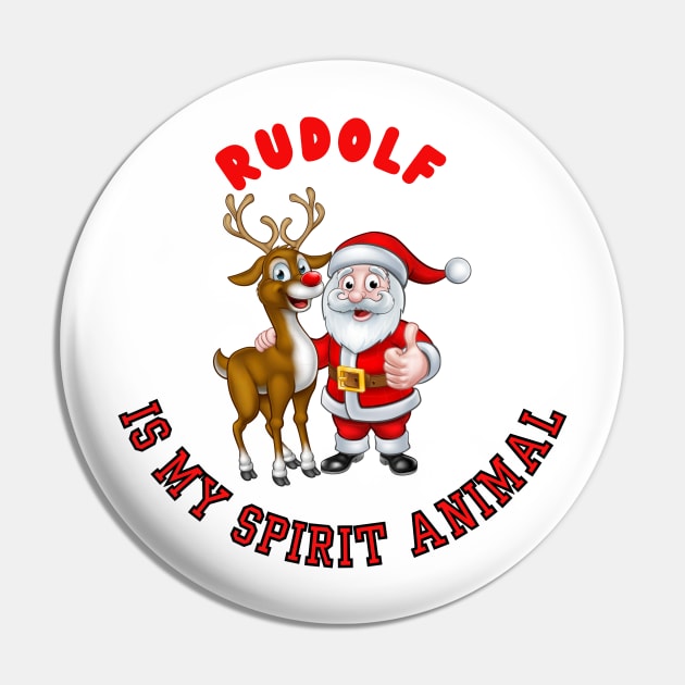 Rudolf Is My Christmas Spirit Animal. Pin by Papilio Art