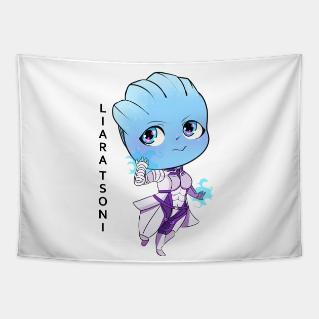 Liara T'soni Tapestry by Pastelideas