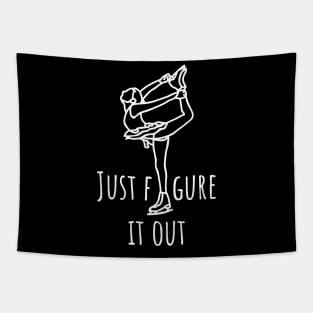 Just Figure It Out- Ice skating Lover Tapestry