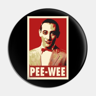 Pee-wee Herman Pop Art Style Pin