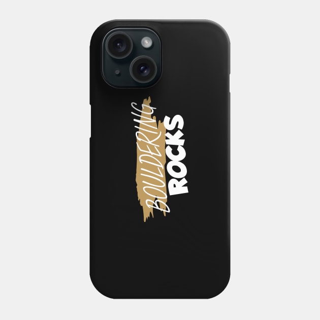 Bouldering rocks Phone Case by maxcode