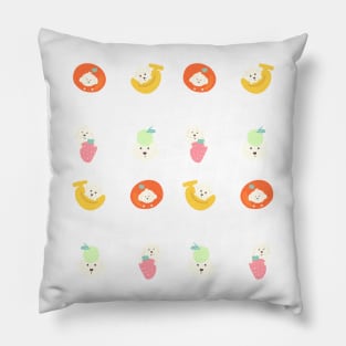 Fruit Dog Pattern Pillow