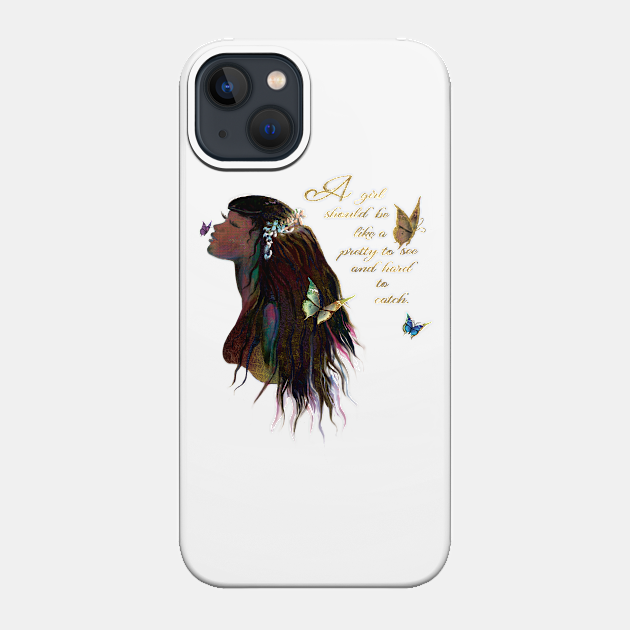 Watercolor - African American Inspired - Black - Phone Case