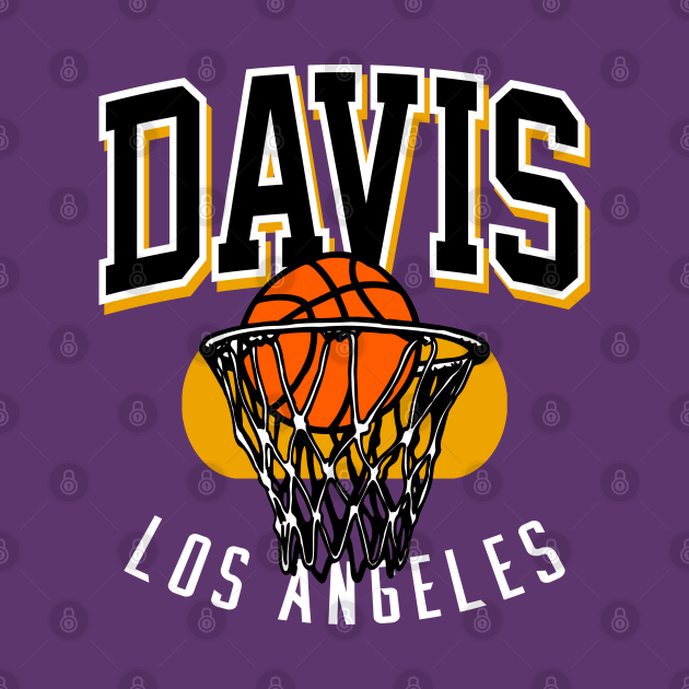 Disover Davis Los Angeles Basketball - Los Angeles Basketball - T-Shirt