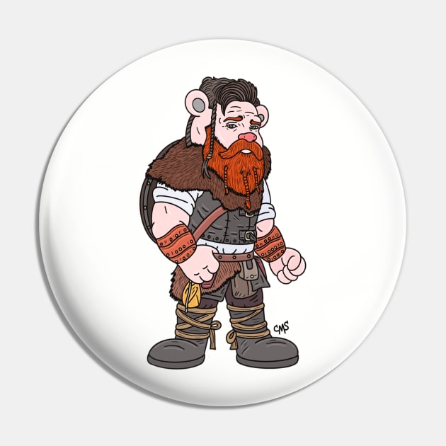 Viking Bear Pin by carmen_santaferrara_art 