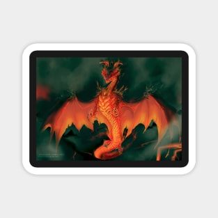 'Brimstone', Fire Dragon Magnet