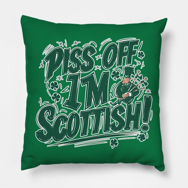 Im Scottish St Patrick day Pillow by ahmadist