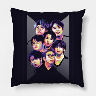 all member BTS kpop Pillow