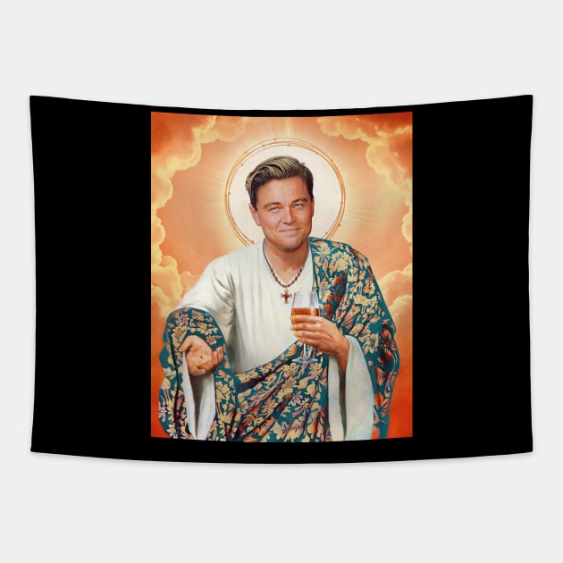 Saint Leonardo Dicaprio Tapestry by Gedogfx