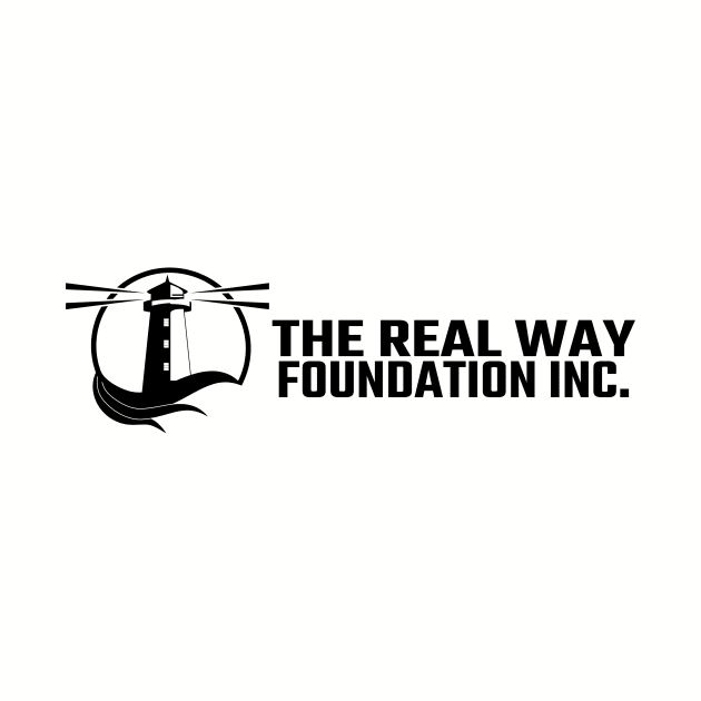 The Real Way Foundation Full Logo in Classic Black! by The Real Way Foundation