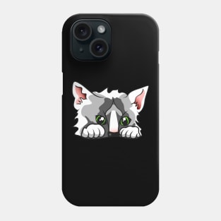 Cute Cat Lurking Funny Kitten Phone Case