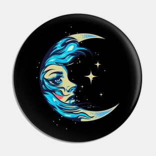 Moonlight Goddess Pin