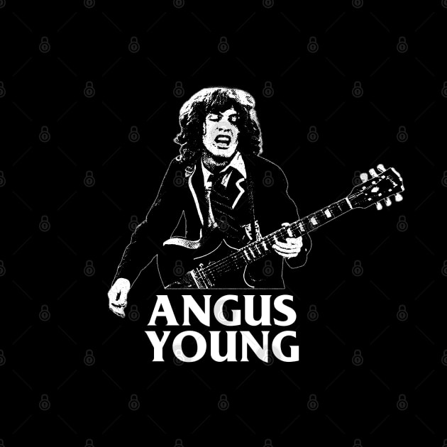 Angus Young - Engraving Style by Parody Merch