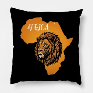 Lion of Africa Pillow