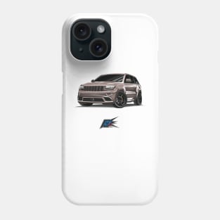 jeep cherokee srt8 bronze Phone Case