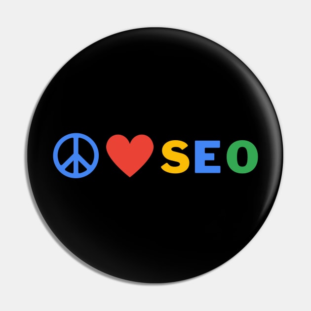 Peace Love SEO Pin by allisoninwonderland