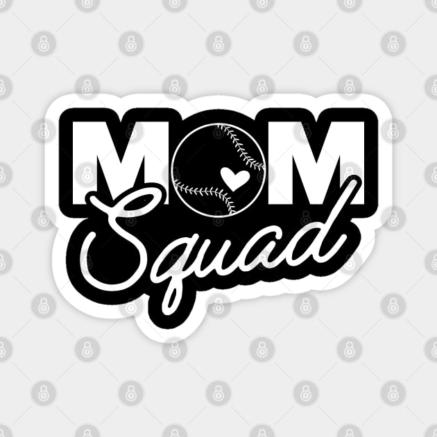 Softball / Baseball mom squad Magnet by KC Happy Shop