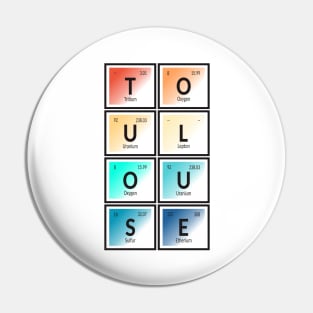 Toulouse City | Periodic Table Pin