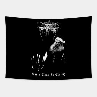 Black Metal Christmas Tapestry