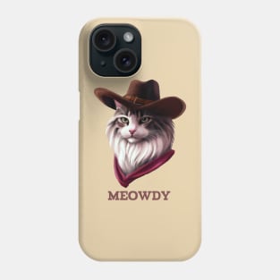 Meowdy Howdy Cowboy Cat Phone Case