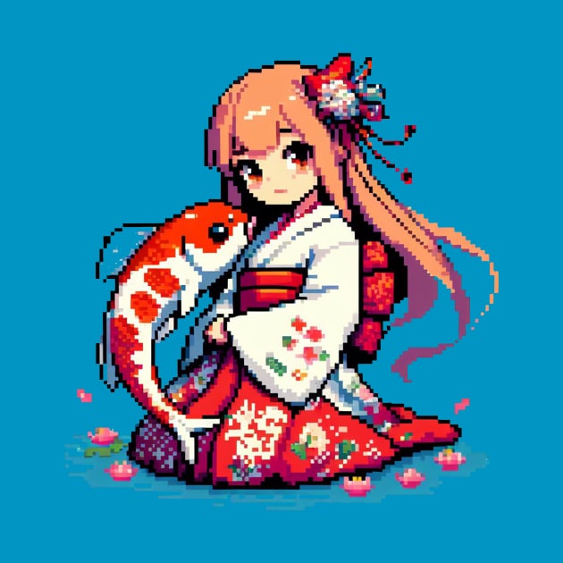 Koi Girl by PXLART