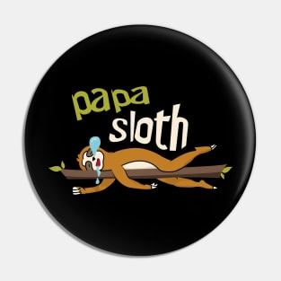 Papa Sloth Pin