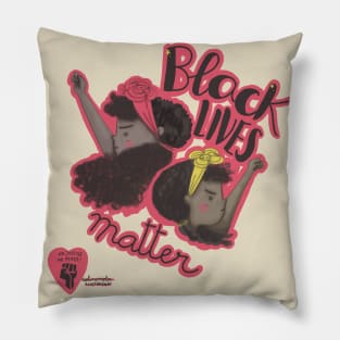 Black lives matter illustration Pillow