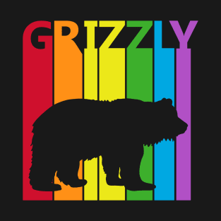 Cute Animal Rainbow Grizzly T-Shirt